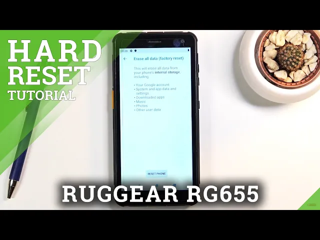 Video thumbnail for How to Factory Reset in RUGGEAR RG655 – Erase All Content & Customized Settings