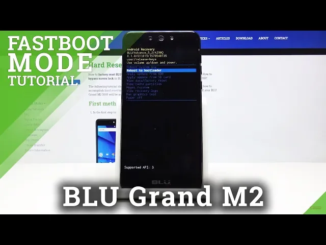 Video thumbnail for Fastboot Mode in BLU Grand M2 – Open Fastboot Mode