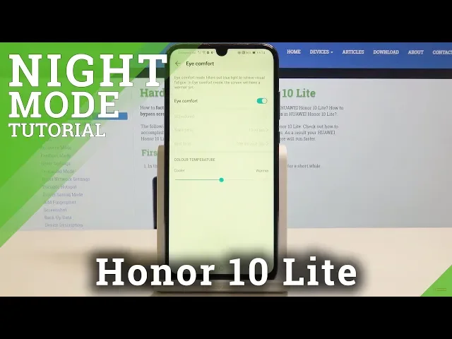 Video thumbnail for How to Enable Eye Comfort Mode in Honor 10 Lite - Eye Protection