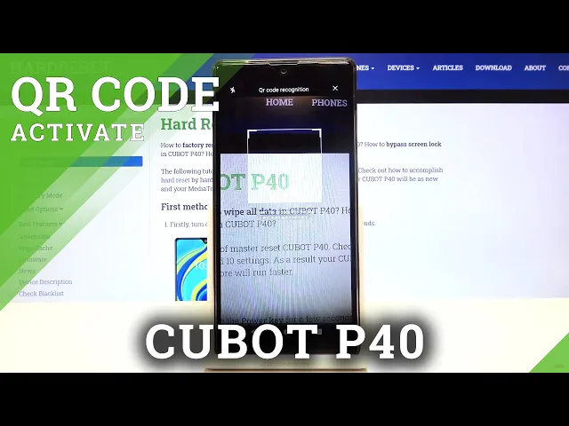 Video thumbnail for How to Allow Camera Scan QR Codes on CUBOT P40 – QR Scanning