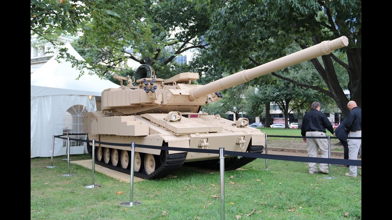 'Video thumbnail for M8 Armoured Gun System AGS light airborne tank US Army infantry brigade combat team BAE Systems'