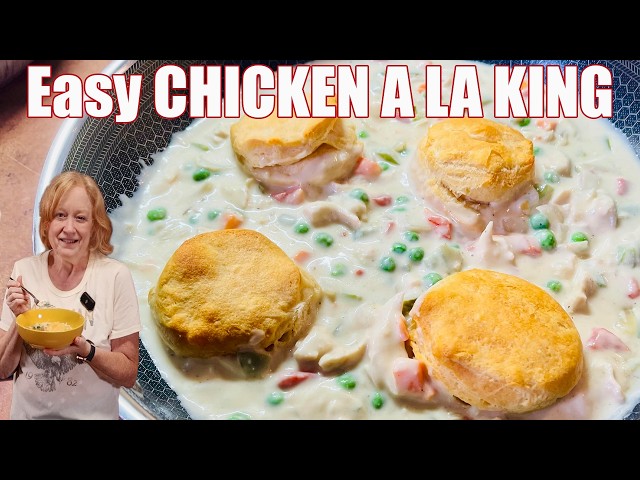 Video thumbnail for CHICKEN A LA KING Easy Weeknight Dinner