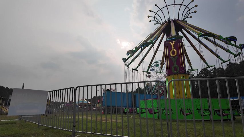 Video thumbnail for Hazy skies, busy fair: Wildfire smoke doesn't keep crowds away from Ocean County Fair