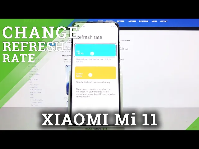 Video thumbnail for How to Change Display Refresh Rate on XIAOMI Mi 11 – Refresh Rate Options
