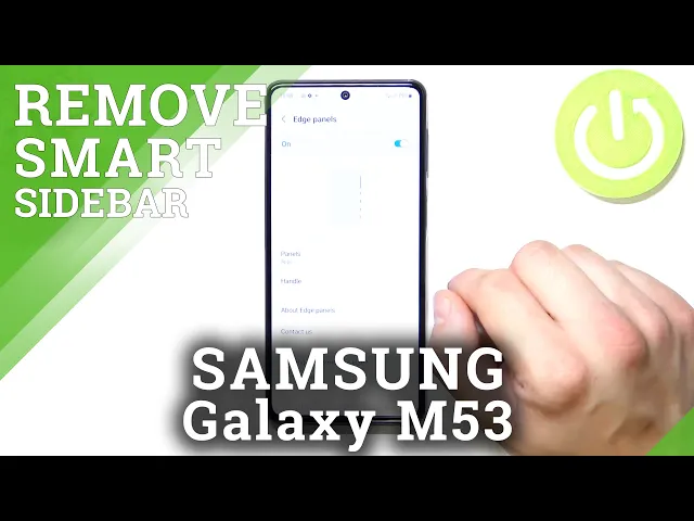 Video thumbnail for How to Activate Smart Bar on SAMSUNG Galaxy M53 - Enable Edge Panels