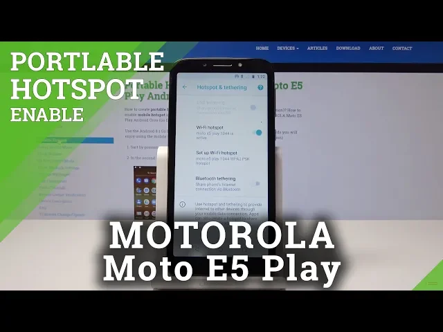 Video thumbnail for How to Enable Portable Hotspot on Motorola Moto E5 Play – Share Mobile Hotspot