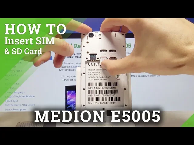 Video thumbnail for How to Install SIM & SD Card in MEDION E5005 - Insert Nano SIM & Micro SD