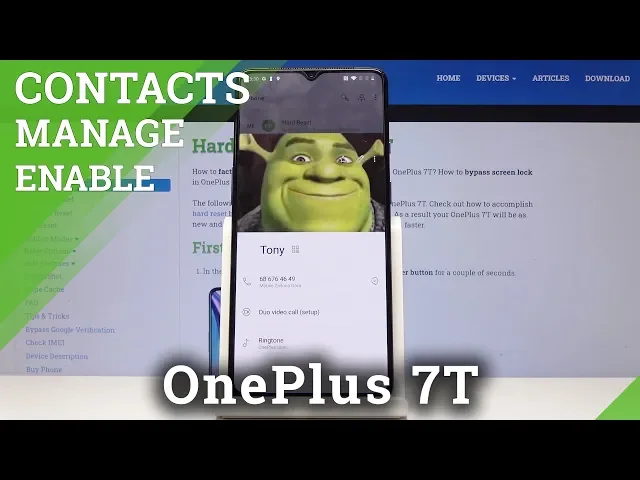 Video thumbnail for How to Attach Image to Contact on OnePlus 7T - Change Contact Image