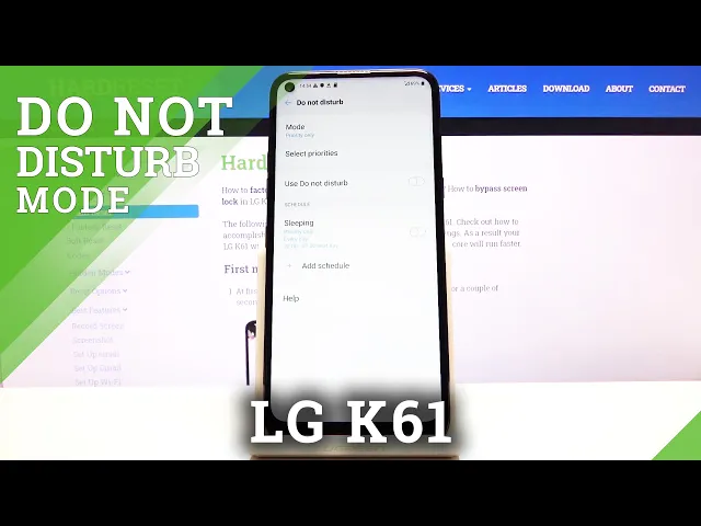 Video thumbnail for How to Activate DND Mode in LG K61 – Set Up Do Not Disturb