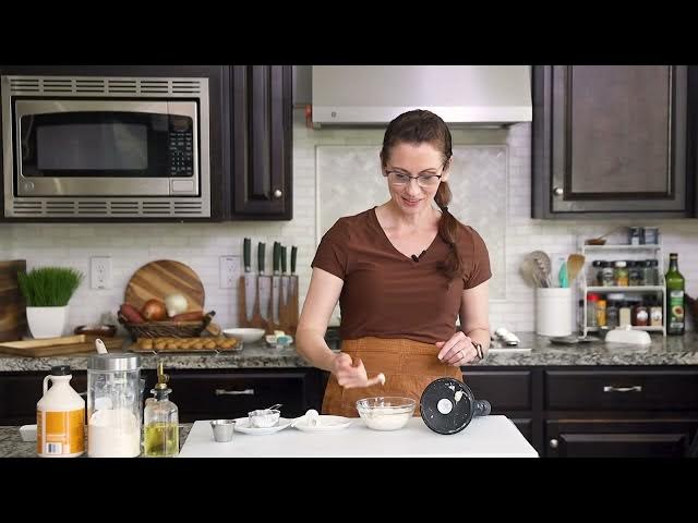 Video thumbnail for 3 Ingredient Greek Yogurt Cream Cheese Dip for Fruit or Pretzels 720p 24fps