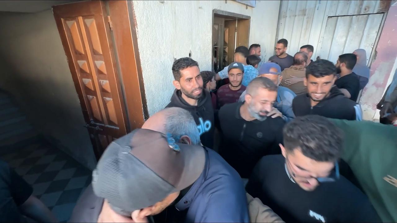 Video thumbnail for Israel frees 5 Palestinian prisoners under Gaza ceasefire deal.