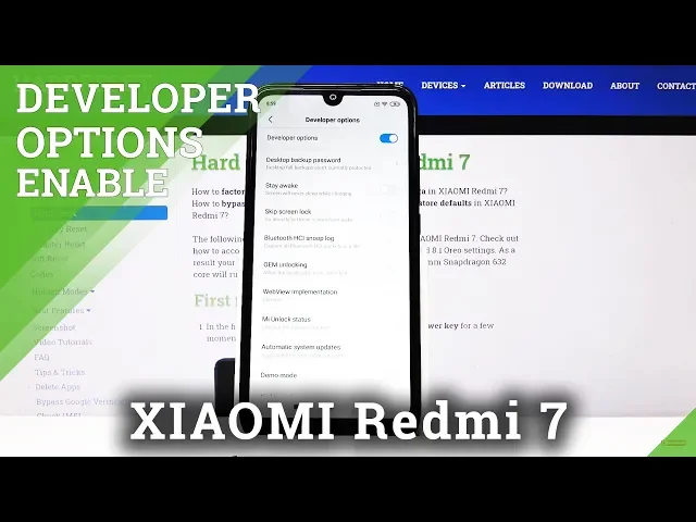 Video thumbnail for How to Activate Developer Options in XIAOMI Redmi 7 – OEM Unlock & USB Debugging