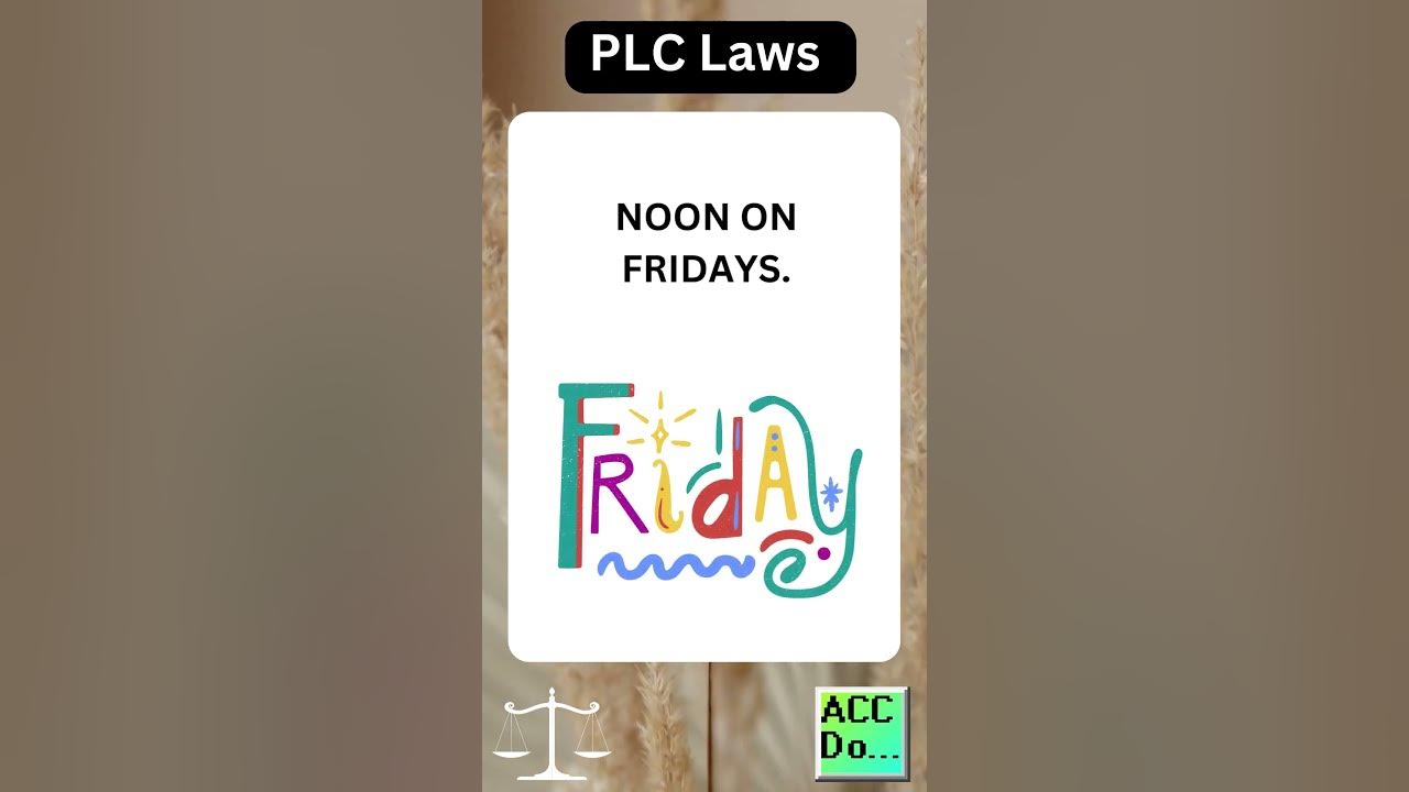 'Video thumbnail for PLC Laws #47 - NO MAJOR PROGRAMMING CHANGES AFTER...'