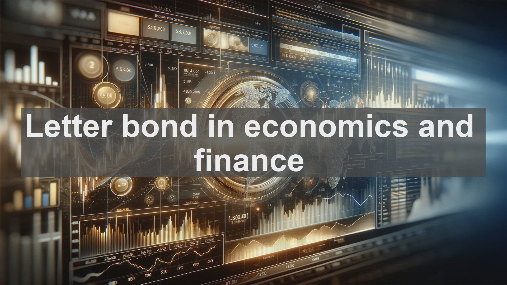 'Video thumbnail for Letter bond in economics and finance'