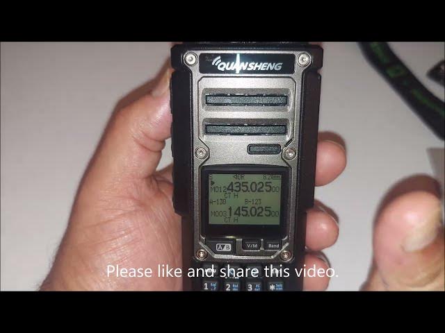 Video thumbnail for Unboxing the Quansheng TK11(8) LW/MW/SW/FM/AIR/SSB/CB/WX/VHF/UHF Portable Receiver / Transceiver