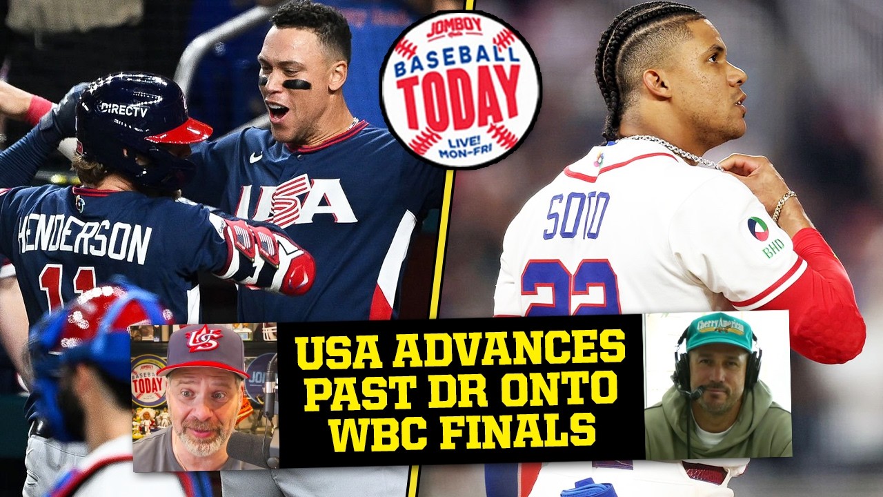Video thumbnail for USA advances past Dominican Republic and onto the WBC championship | Baseball Today