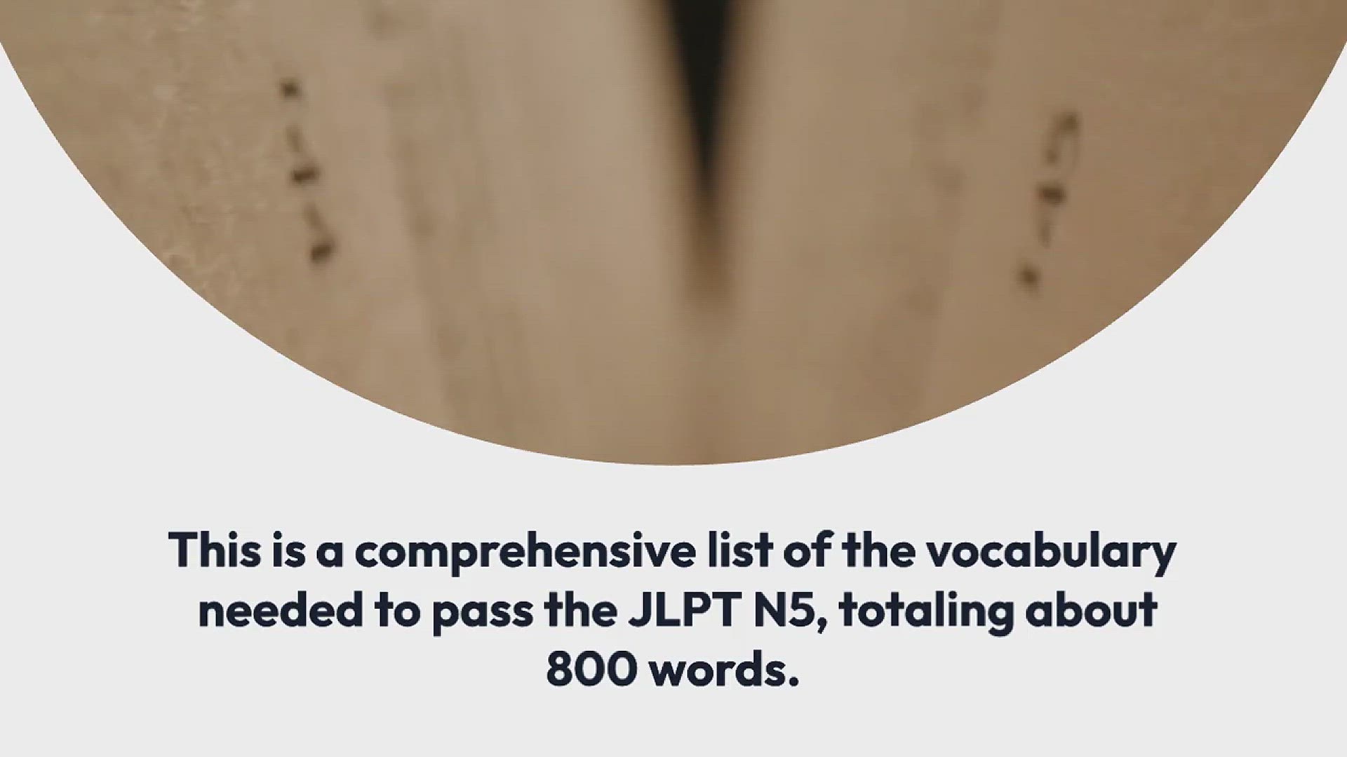 Video thumbnail for JLPT N5 Vocabulary List