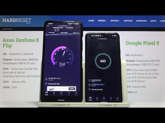 Video thumbnail for ASUS ZenFone 8 Flip vs GOOGLE Pixel 5 WiFi Speed Test