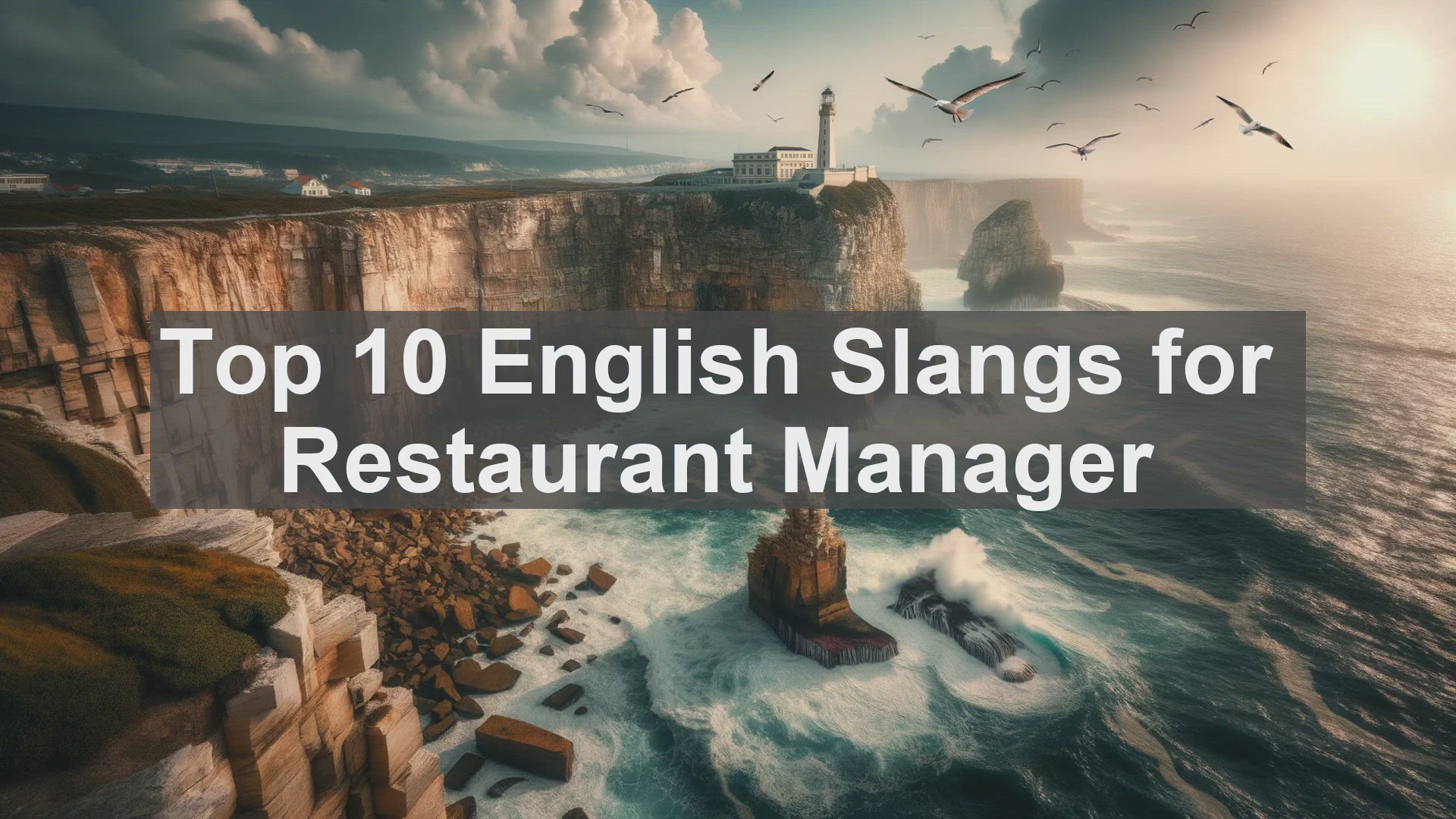 'Video thumbnail for Top 10 English Slangs for Restaurant Manager'