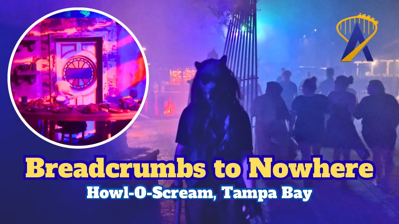 Video thumbnail for Breadcrumbs to Nowhere Scare Zone | Howl-O-Scream Tampa Bay