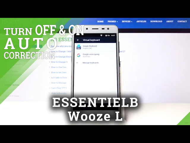 Video thumbnail for ESSENTIELB Wooze L – Activate & Use Auto-Correction Option