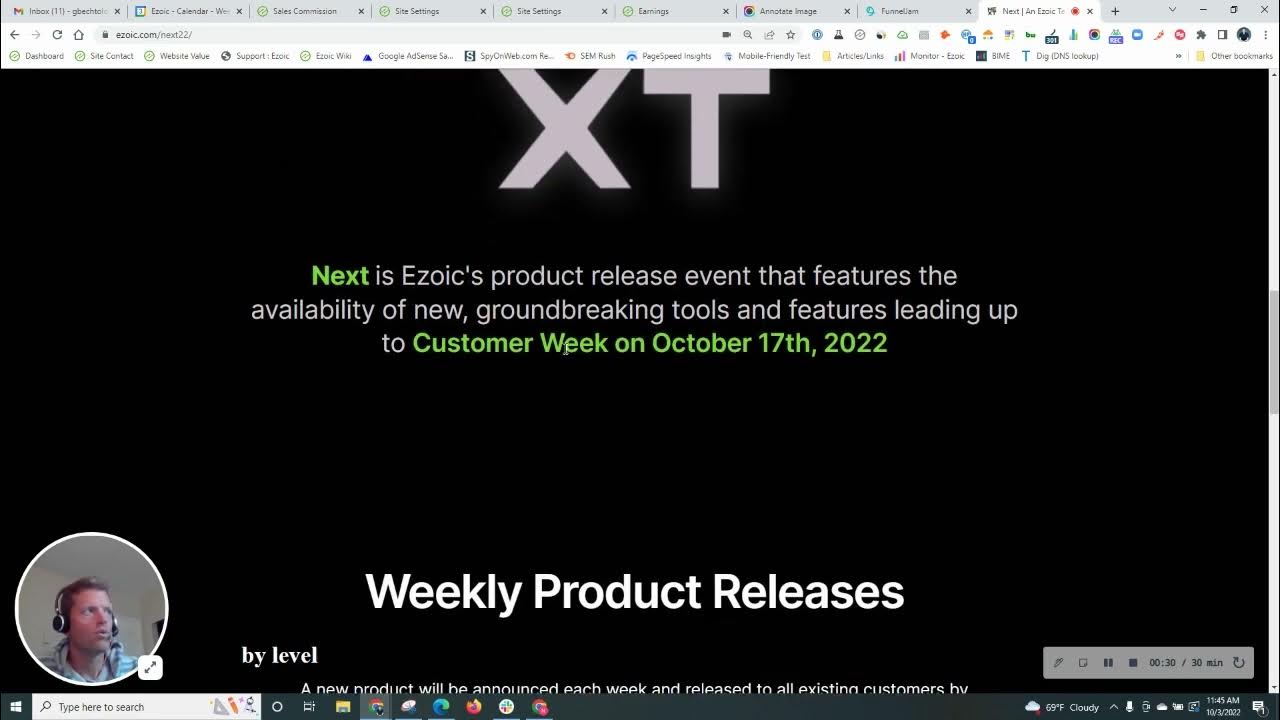 Video thumbnail for Ezoic Next! Product Releases