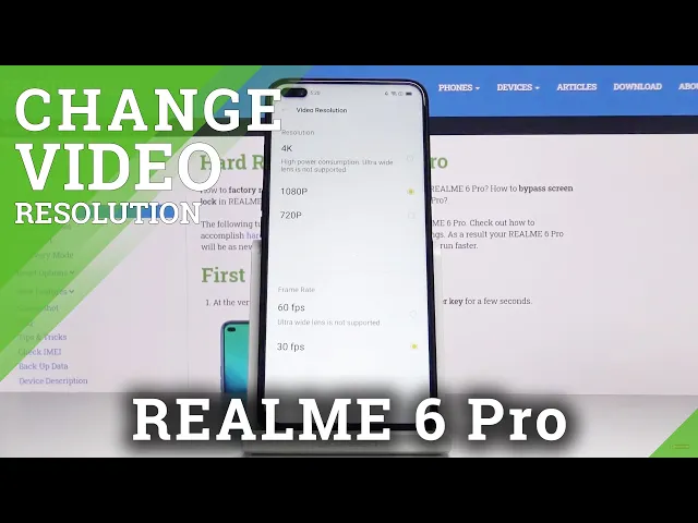 Video thumbnail for How to Change Video Resolution in Realme 6 Pro – Video Quality