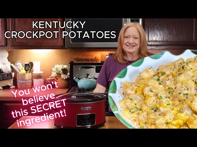 Video thumbnail for KENTUCKY CROCKPOT POTATOES A Delicious Side Dish with A Secret Ingredient