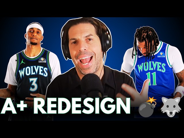 Video thumbnail for The Wolves Just NAILED Their New Uniforms 💣🐺
