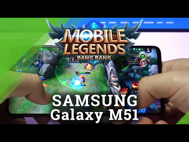 Video thumbnail for Mobile Legends on SAMSUNG Galaxy M51 – Gameplay