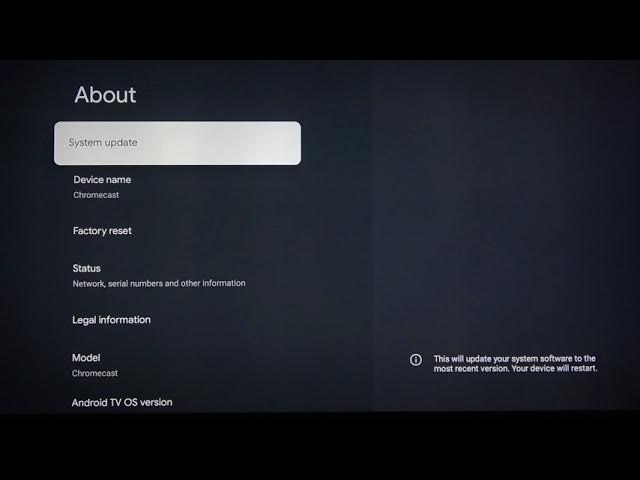Video thumbnail for How to Check for Updates on GOOGLE Chromecast Ultra 4K - Install New Firmware with Google Home App
