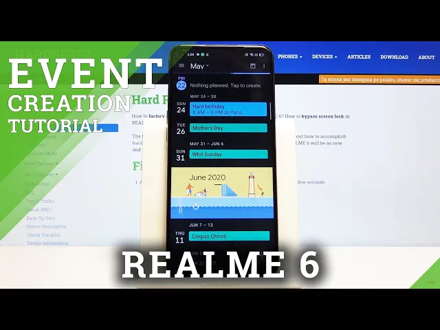 Video thumbnail for How to Add Event to Calendar in Realme 6 – Set Up Alert