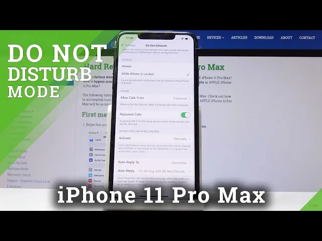 Video thumbnail for How to Mute Sounds in iPhone 11 Pro Max - Enable Do Not Disturb Mode / Set Up DND