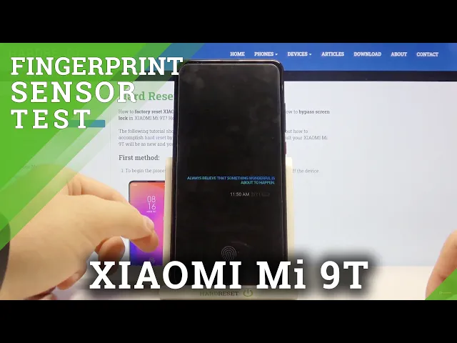 Video thumbnail for How Fingerprint Sensor Work With Tempered Glass on XIAOMI Mi 9T – Fingerprint Sensor Test