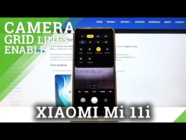 Video thumbnail for How to Manage Camera Grid Lines in XIAOMI Mi 11i – Add Helper Lines