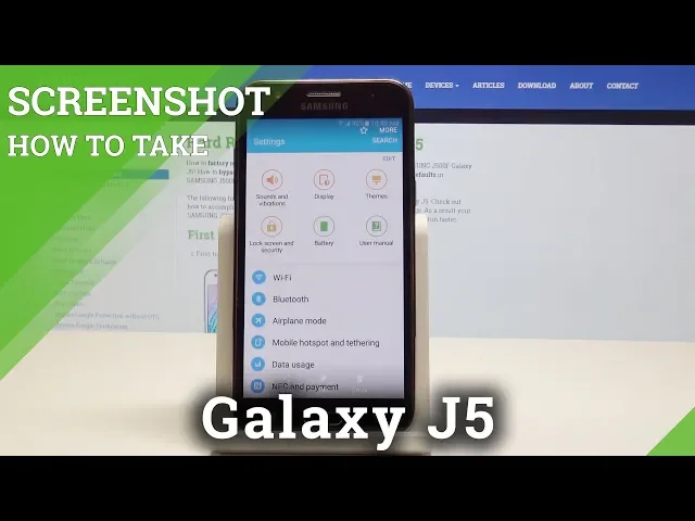 Video thumbnail for Capture Screen in SAMSUNG Galaxy J5 – Screenshot Tutorial
