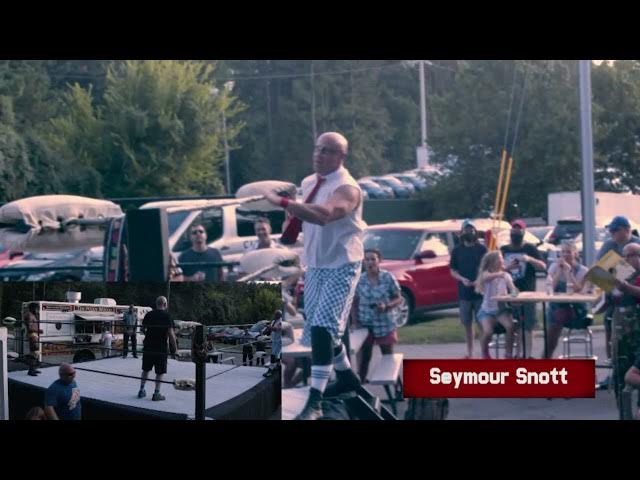 Video thumbnail for Seymour Snott vs T.I.M GOUGE Heavyweight Title Match