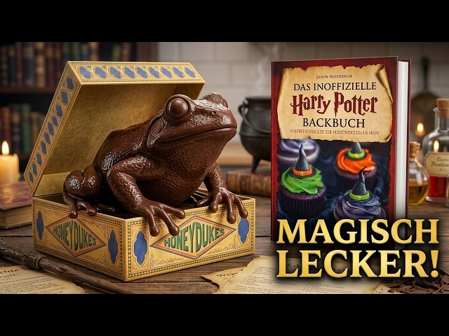 Video thumbnail for Harry Potter Backbuch: So genial schmecken die Schokofrösche!