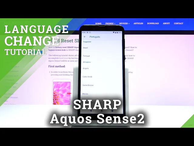 Video thumbnail for How to Change Language in SHARP Aquos Sense2 – Language Setup