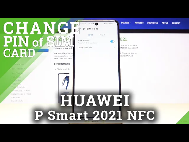 Video thumbnail for How to Change SIM PIN in HUAWEI P Smart 2021 NFC – SIM Passcode