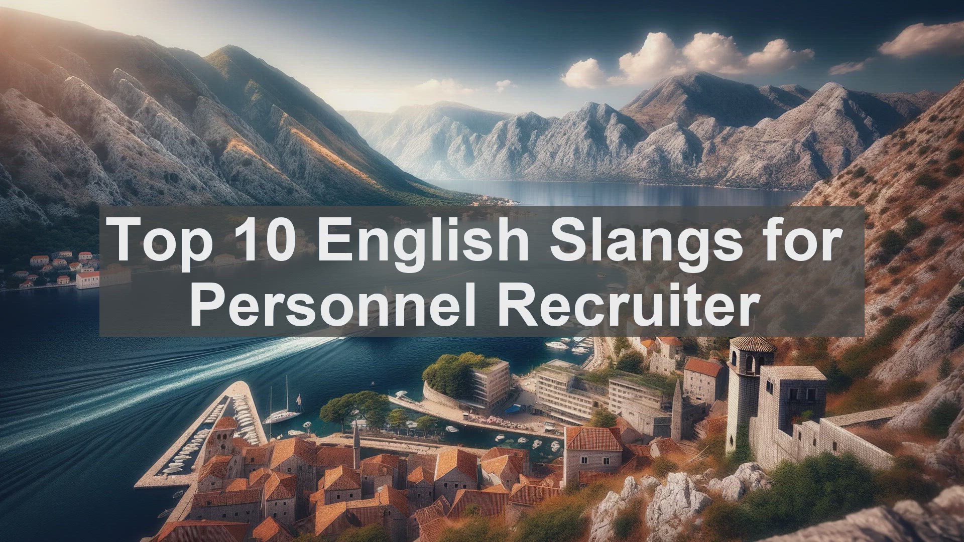 'Video thumbnail for Top 10 English Slangs for Personnel Recruiter'