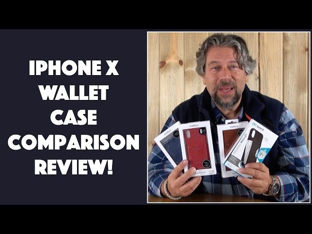 Video thumbnail for iPhone X Wallet Phone Case Comparison and Review
