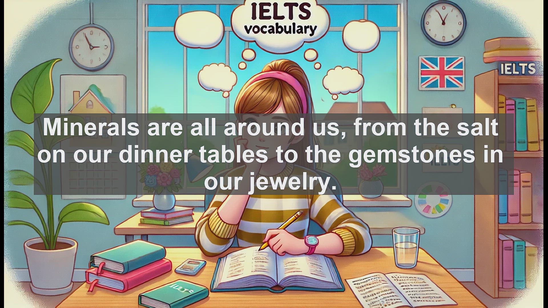 'Video thumbnail for 2500 Must Know IELTS 6.5 Vocabulary - Understanding 'Mineral': Key Vocabulary for IELTS Success'