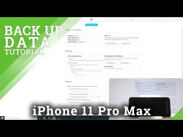 Video thumbnail for How to Backup iPhone 11 Pro Max - Create iTunes Backup for iPhone 11