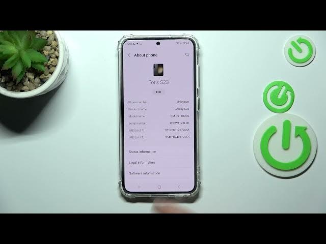 Video thumbnail for How to Check Phone Model on SAMSUNG GALAXY S23 - Find Phone Model