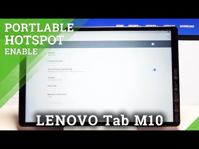 Video thumbnail for How to Enable Portable Hotspot in LENOVO Tab M10 – Activate Portable Hotspot