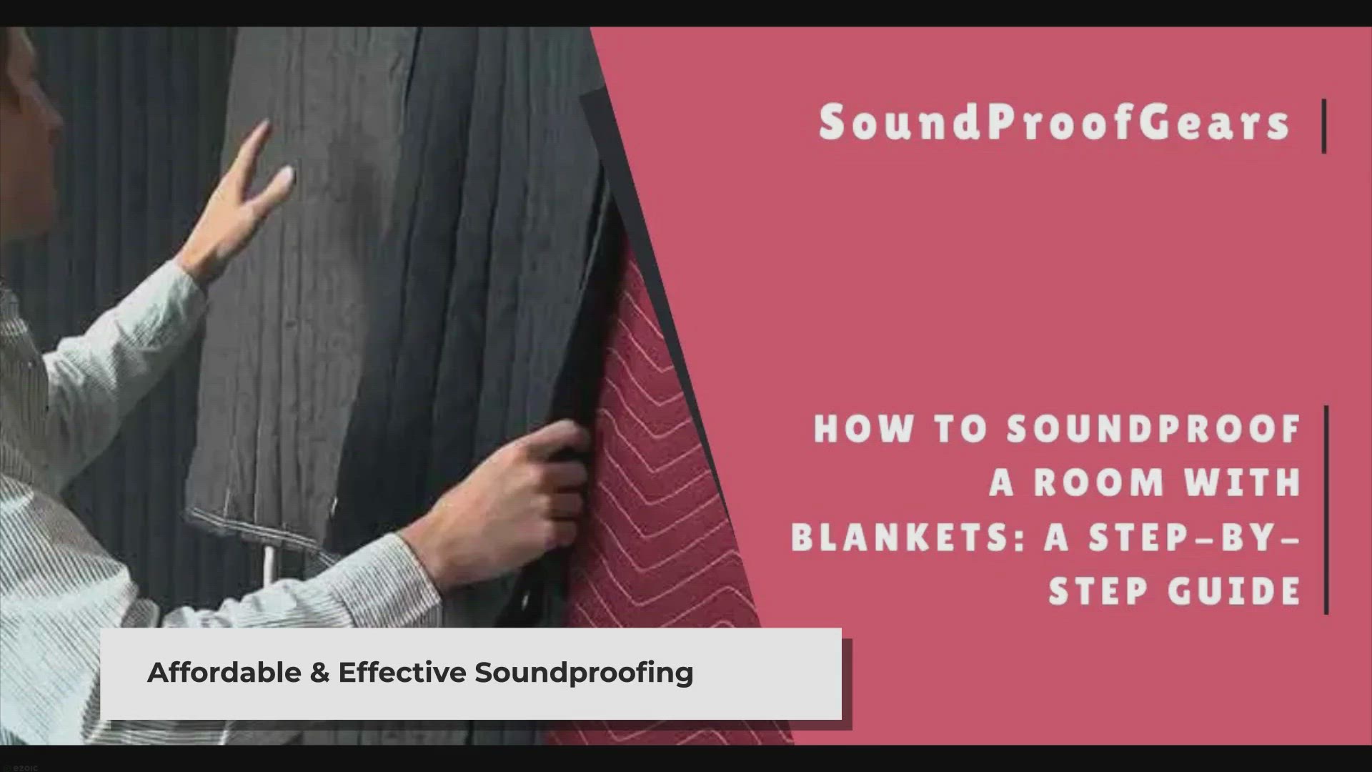 Video thumbnail for How To Soundproof A Room With Blankets: A Step-by-Step Guide