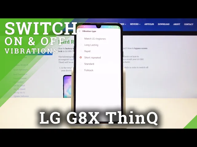 Video thumbnail for Customize Vibration Pattern - LG G8X ThinQ Vibration Settings