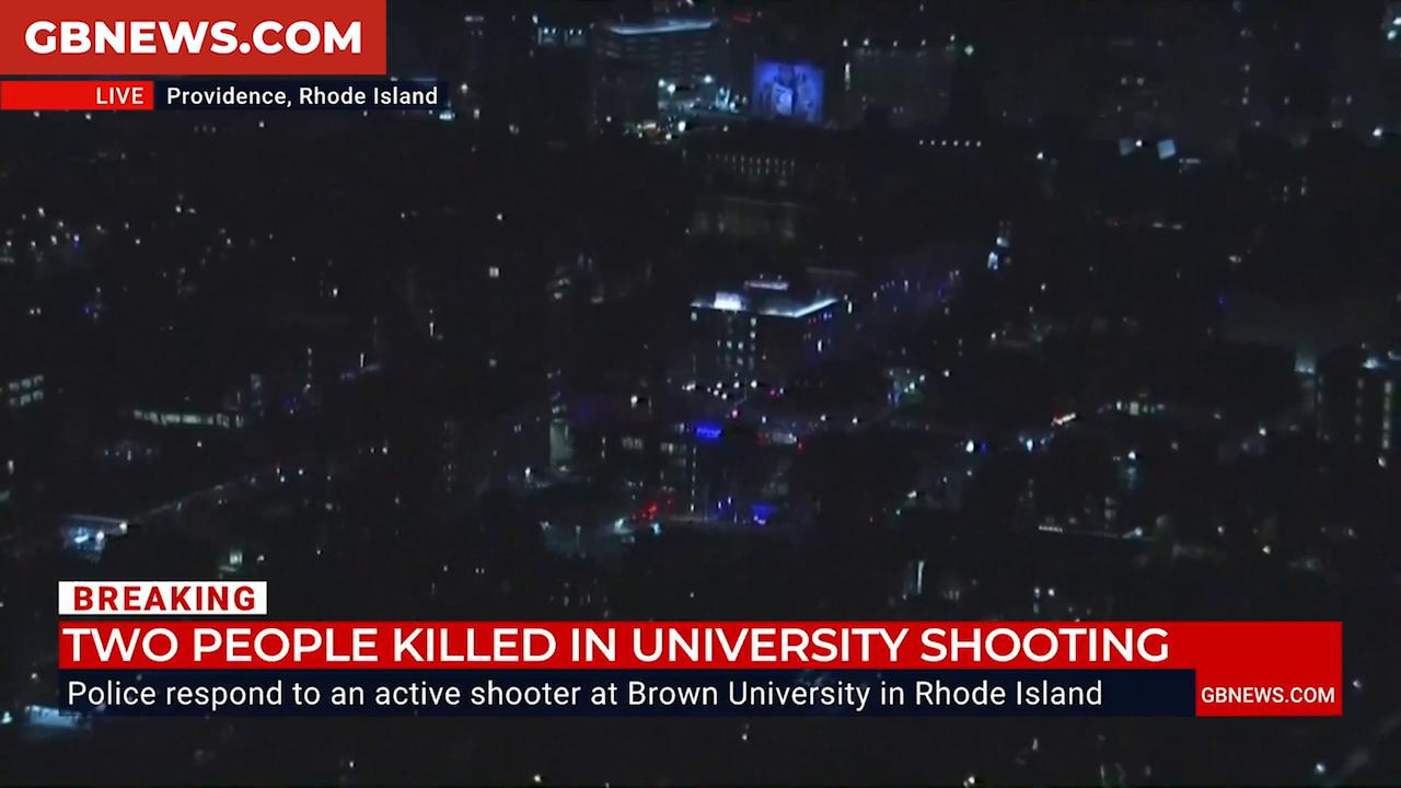 Video thumbnail for Watch moment Ben Leo reads heartbreaking text from Brown University at moment of mass shooting
