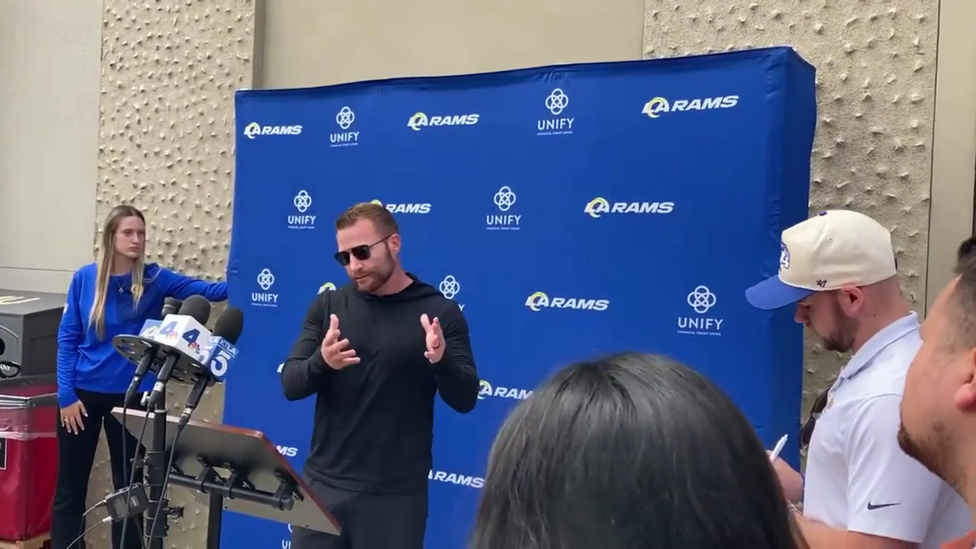 'Video thumbnail for Los Angeles Rams HC Sean McVay on Coaching Continuity'